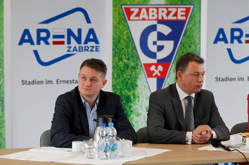 Football. Gornik Zabrze. Press Conference. 27.05.2016