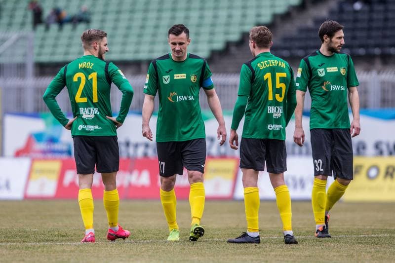 Football. Fortuna I Liga. GKS 1962 Jastrzebie - Radomiak Radom. 07.03.2020