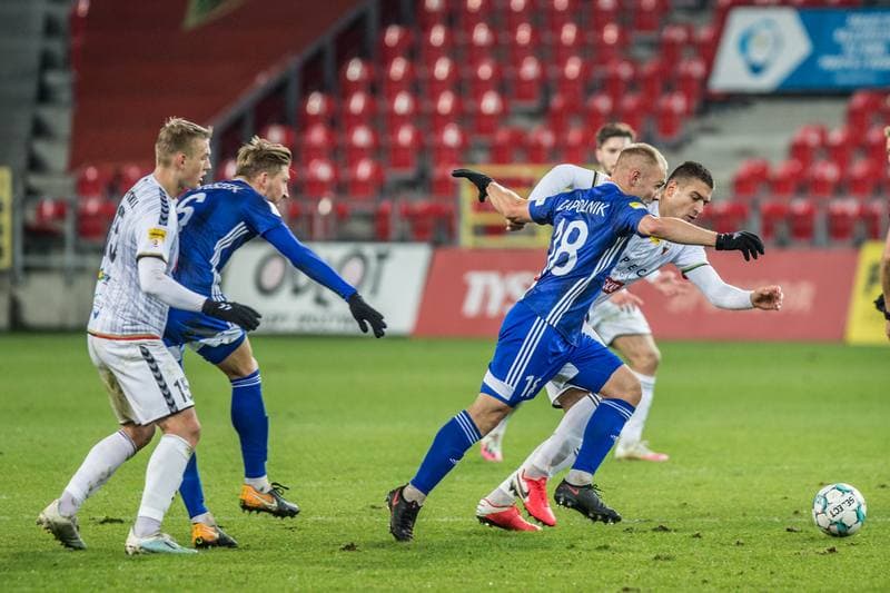Football. Fortuna I Liga. GKS Tychy - Miedz Legnica. 21.11.2020
