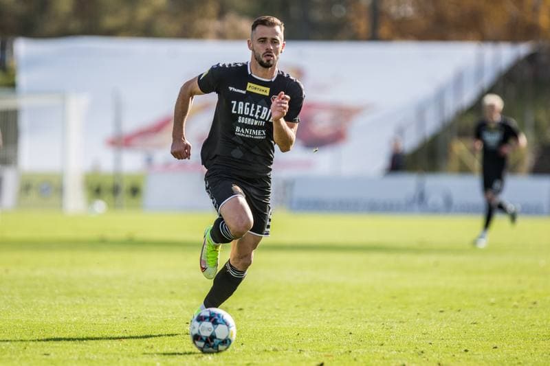 Football. Fortuna I Liga. Zaglebie Sosnowiec - Podbeskidzie Bielsko-Biala. 24.10.2021