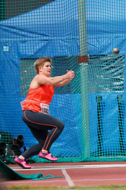 Athletics. Ostrava Golden Spike. Hammer Throw. 19.05.2016
