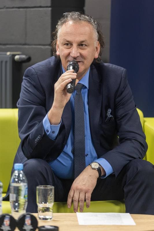 Ice Hockey. Poland national team. Press Conference. 01.12.2022