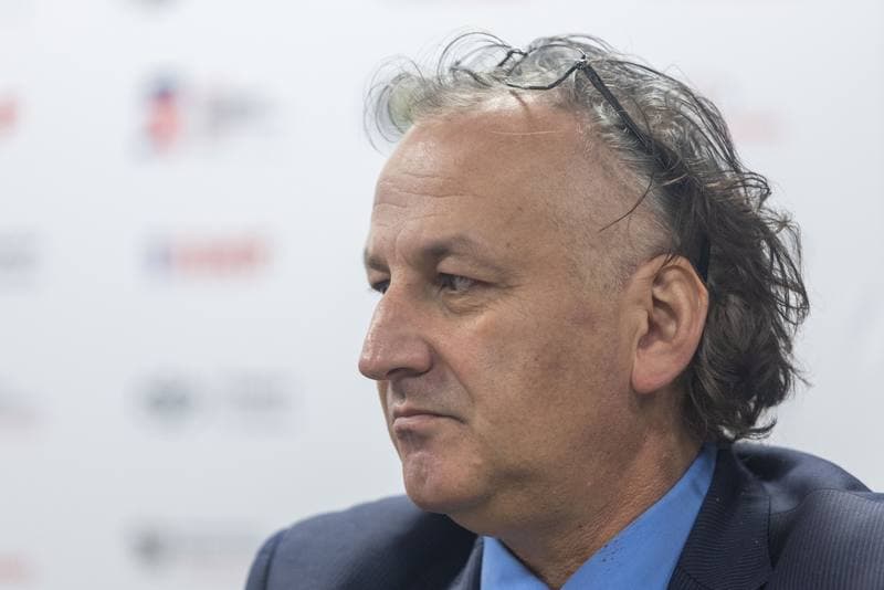 Ice Hockey. Poland national team. Press Conference. 01.12.2022