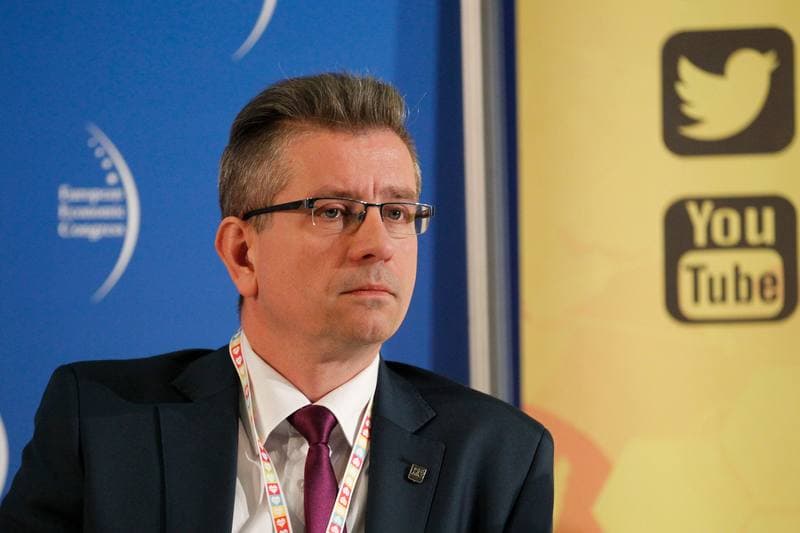 Football. GKS Katowice. Press Conference. 19.05.2016