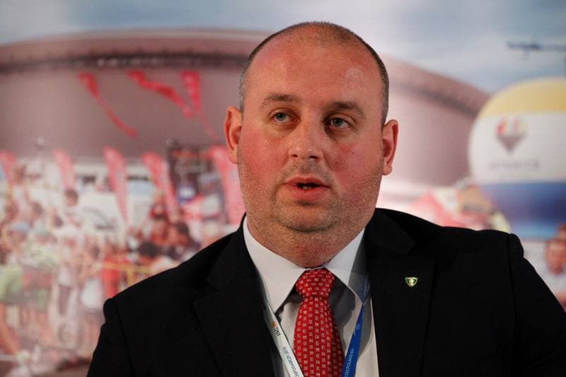 Football. GKS Katowice. Press Conference. 19.05.2016