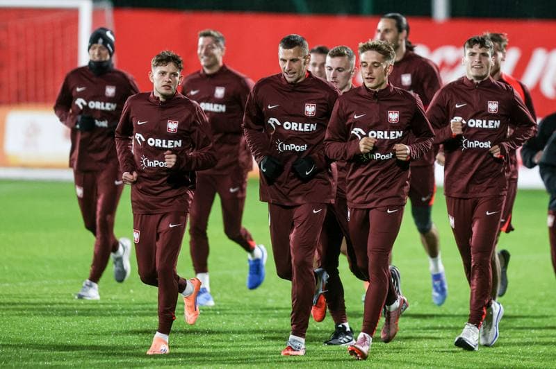 Football. Poland national team. Training. 06.10.2025