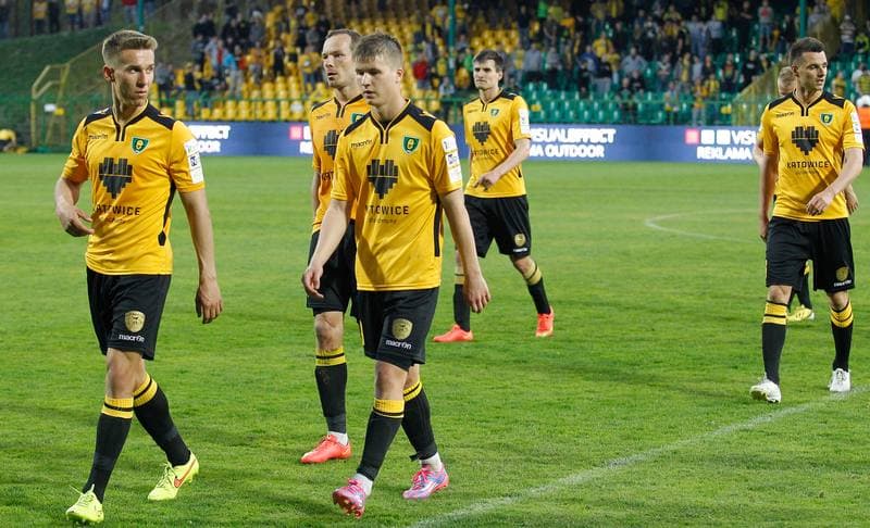 Football. I Liga. GKS Katowice - Zaglebie Lubin. 25.04.2015