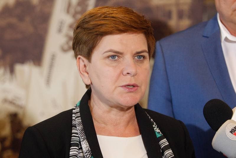 Beata Szydlo. Meeting with the Management of NSZZ Solidarnosc Slasko - Dabrowska. 20.07.2015