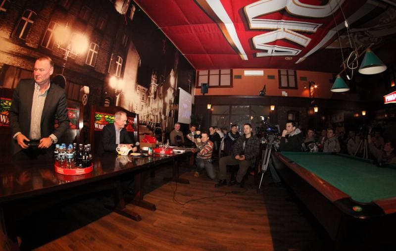 Football. Poland national team. Press Conference. 06.02.2012