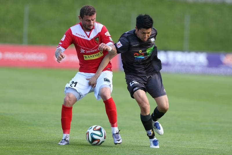 Football. I Liga. Zaglebie Sosnowiec - Stomil Olsztyn. 10.05.2016