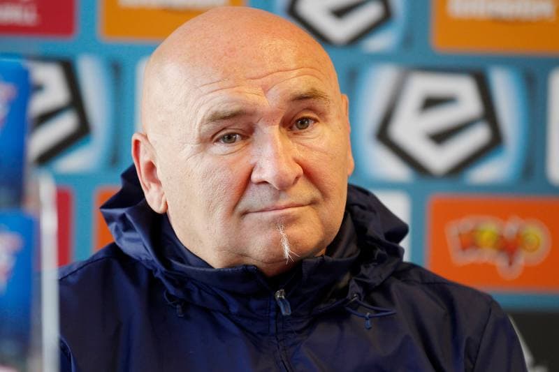 Football. Gornik Zabrze. Press Conference. 09.05.2016