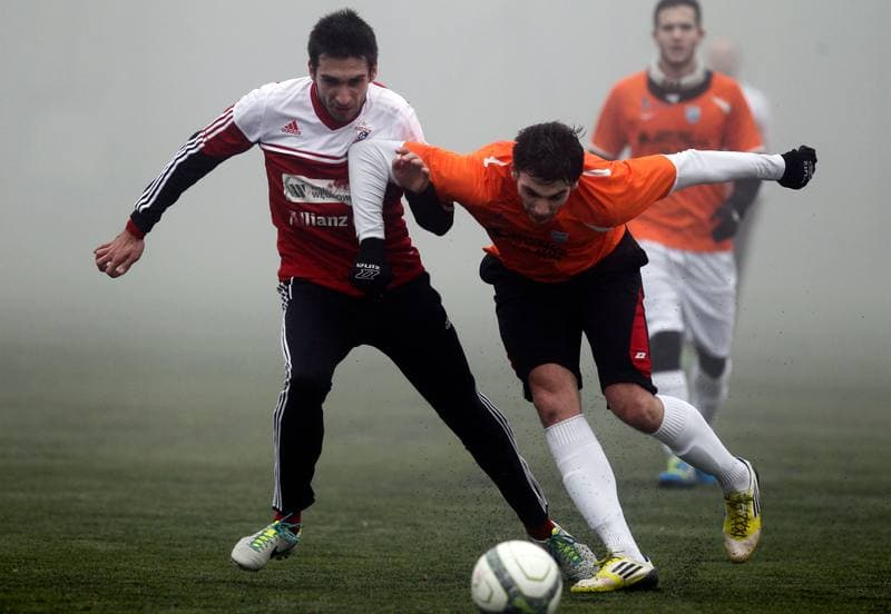 Football. Friendly Match. LZS Piotrowka - Gornik Zabrze. 10.10.2013