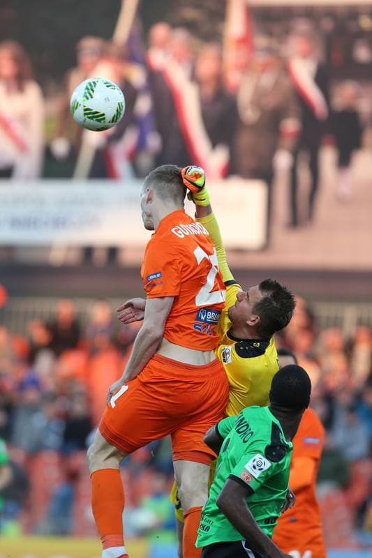Football. Ekstraklasa. Termalica Bruk-Bet Nieciecza - Gornik Leczna. 30.04.2016