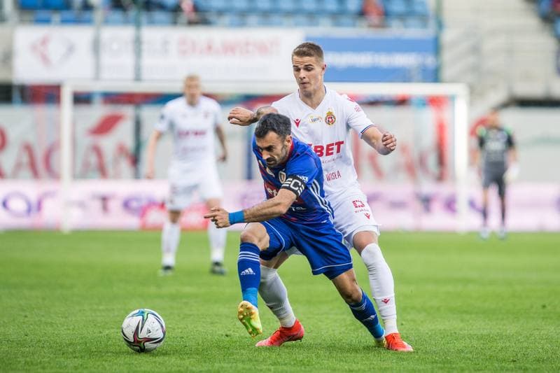 Football. PKO BP Ekstraklasa. Piast Gliwice - Wisla Krakow. 16.05.2021