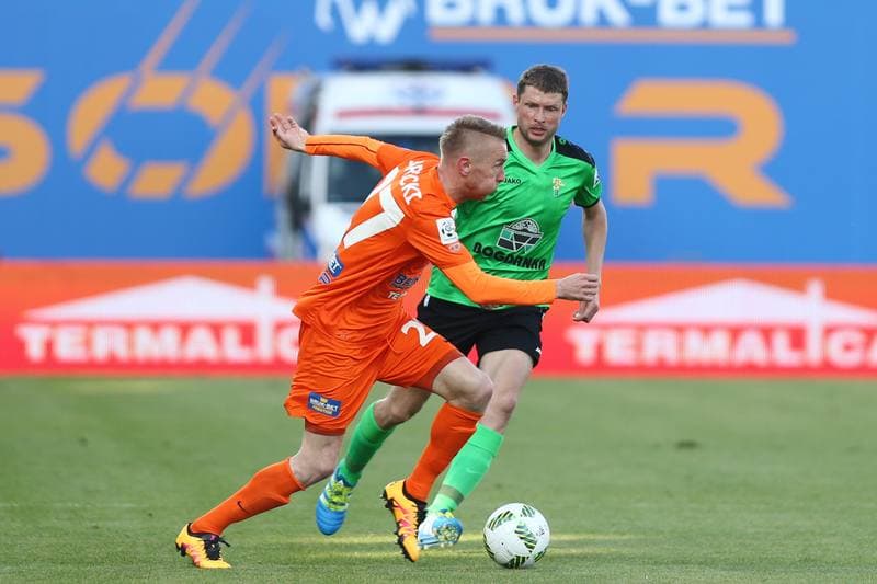 Football. Ekstraklasa. Termalica Bruk-Bet Nieciecza - Gornik Leczna. 30.04.2016