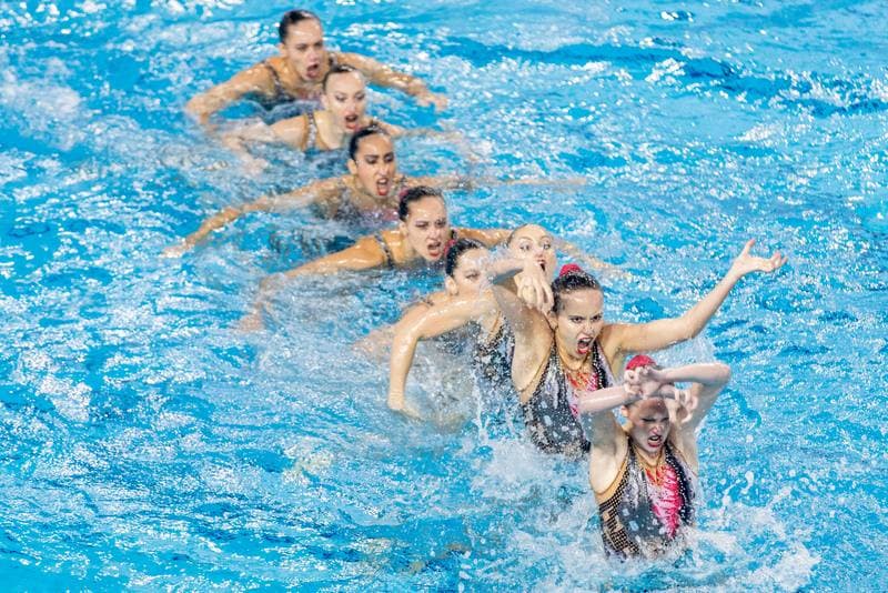 Artistic Swimming. European Games. Team Acrobatic Routine. 24.06.2023