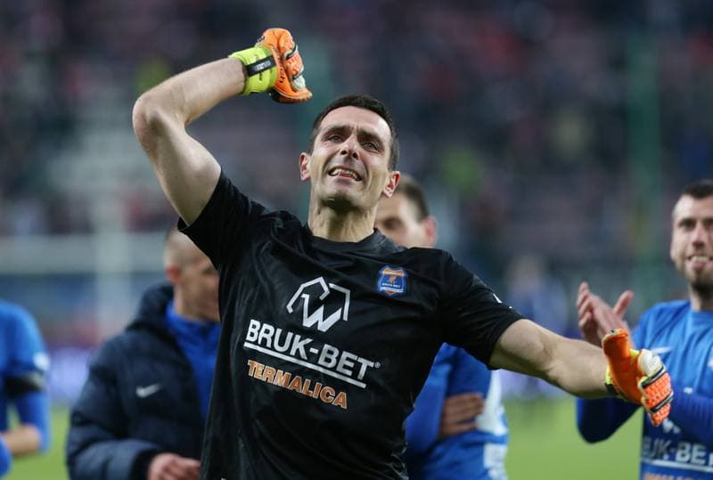 Football. Ekstraklasa. Wisla Krakow - Termalica Bruk-Bet Nieciecza. 25.04.2016