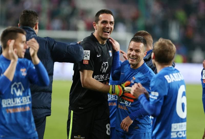 Football. Ekstraklasa. Wisla Krakow - Termalica Bruk-Bet Nieciecza. 25.04.2016