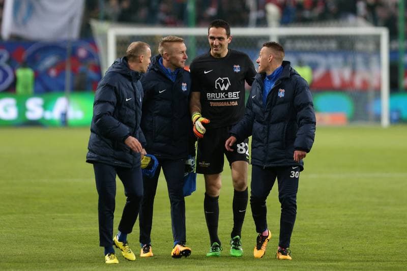 Football. Ekstraklasa. Wisla Krakow - Termalica Bruk-Bet Nieciecza. 25.04.2016