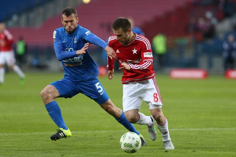 Football. Ekstraklasa. Wisla Krakow - Termalica Bruk-Bet Nieciecza. 25.04.2016