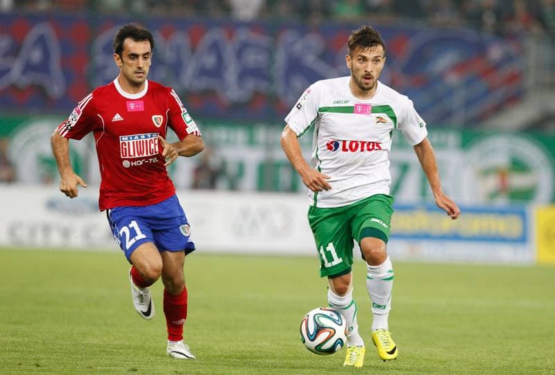 Football. T-Mobile Ekstraklasa. Piast Gliwice - Lechia Gdansk. 26.10.2013