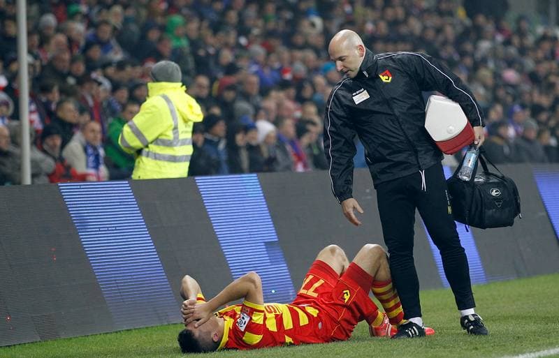 Football. PKO BP Ekstraklasa. Podbeskidzie Bielsko Biala - Jagiellonia Bialystok. 02.11.2015