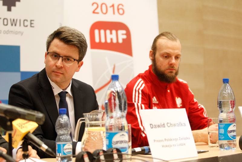 Ice Hockey. Poland national team. Press Conference. 22.04.2016