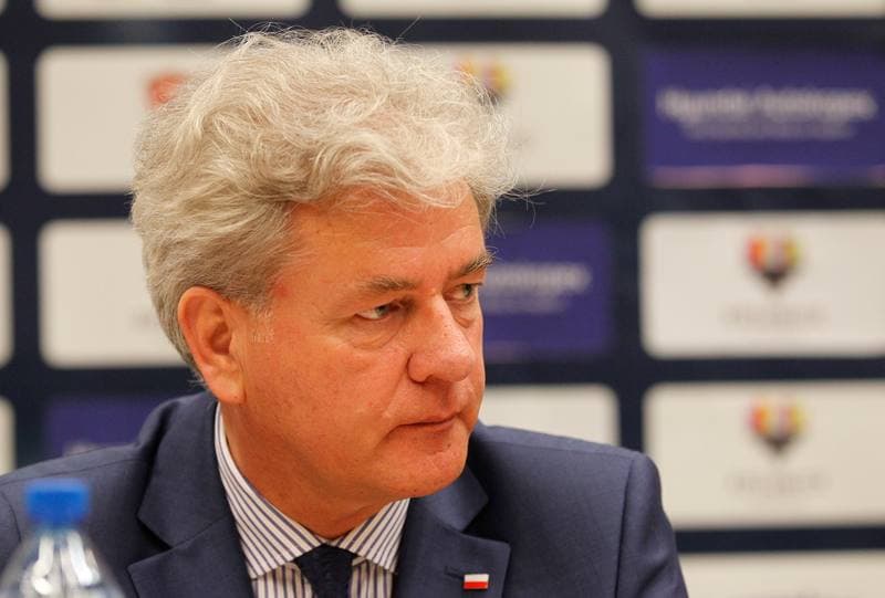 Ice Hockey. Poland national team. Press Conference. 22.04.2016