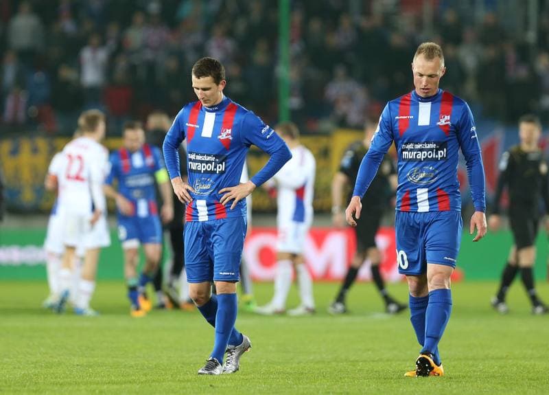 Football. Ekstraklasa. Gornik Zabrze - Podbeskidzie Bielsko-Biala. 20.04.2016
