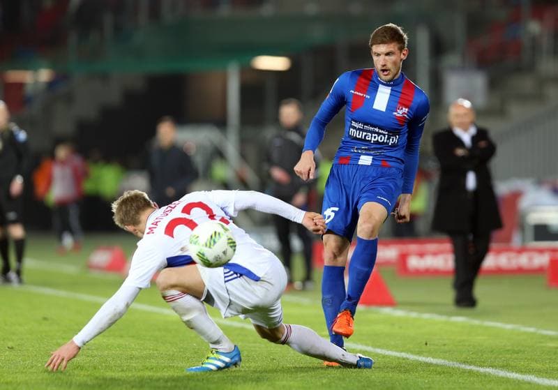 Football. Ekstraklasa. Gornik Zabrze - Podbeskidzie Bielsko-Biala. 20.04.2016