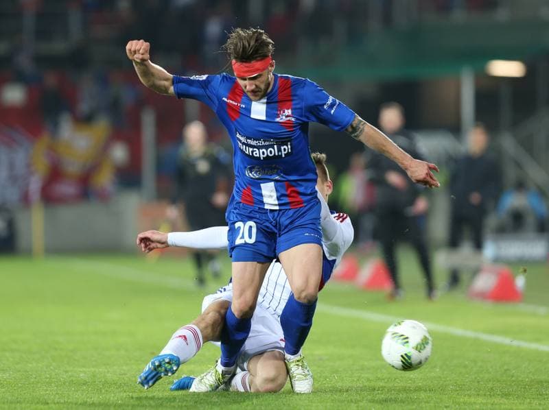 Football. Ekstraklasa. Gornik Zabrze - Podbeskidzie Bielsko-Biala. 20.04.2016