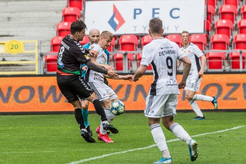 Football. Fortuna I Liga. GKS Tychy - Chojniczanka Chojnice. 07.06.2020