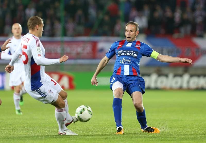 Football. Ekstraklasa. Gornik Zabrze - Podbeskidzie Bielsko-Biala. 20.04.2016