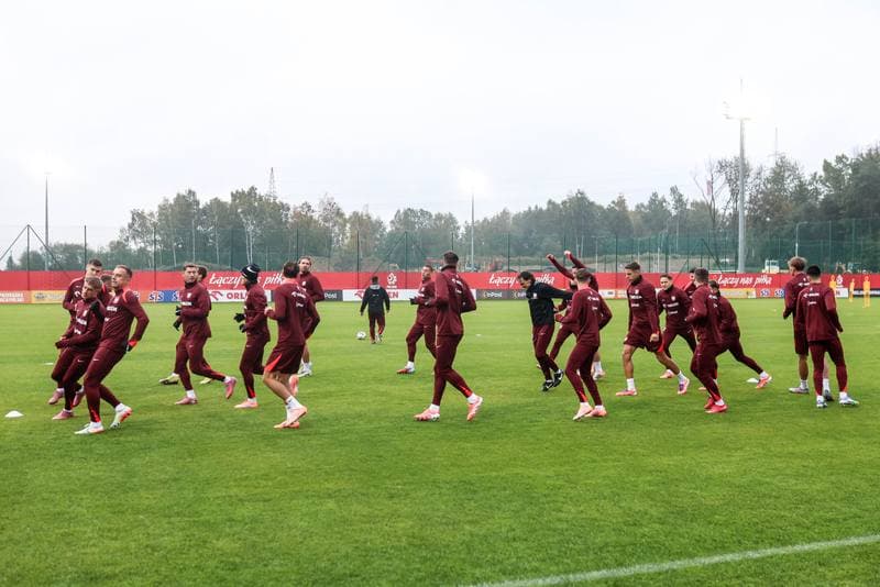 Football. Poland national team. Training. 07.10.2025