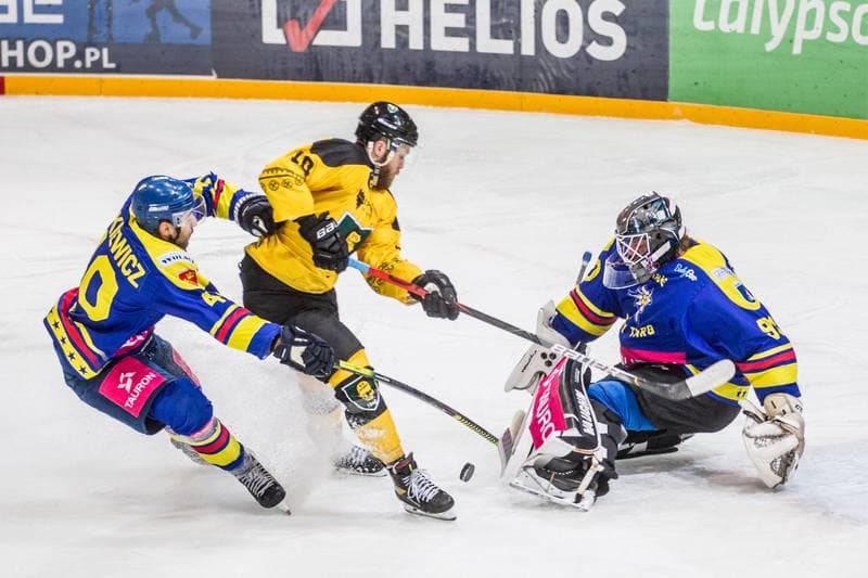 Ice Hockey. Polska Hokej Liga. GKS Katowice - Tauron Podhale Nowy Targ. 10.11.2020
