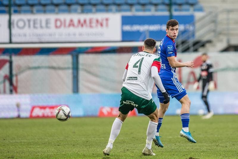 Football. PKO BP Ekstraklasa. Piast Gliwice - Slask Wroclaw. 06.02.2021