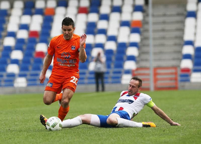 Football. Ekstraklasa. Podbeskidzie Bielsko-Biala - Termalica Bruk-Bet Nieciecza. 17.04.2016