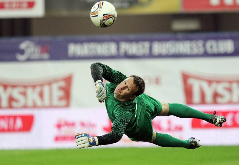 Football. I liga. Piast Gliwice - Kolejarz Stroze. 12.05.2012