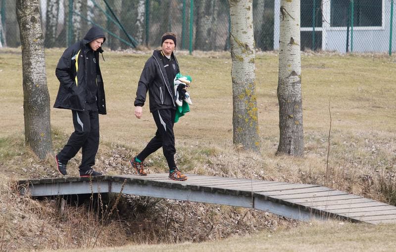 Football. Friendly Match. GKS Katowice - Rakow Czestochowa. 28.01.2015