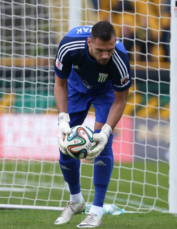 Football. I Liga. GKS Katowice - Olimpia Grudziadz. 16.04.2016