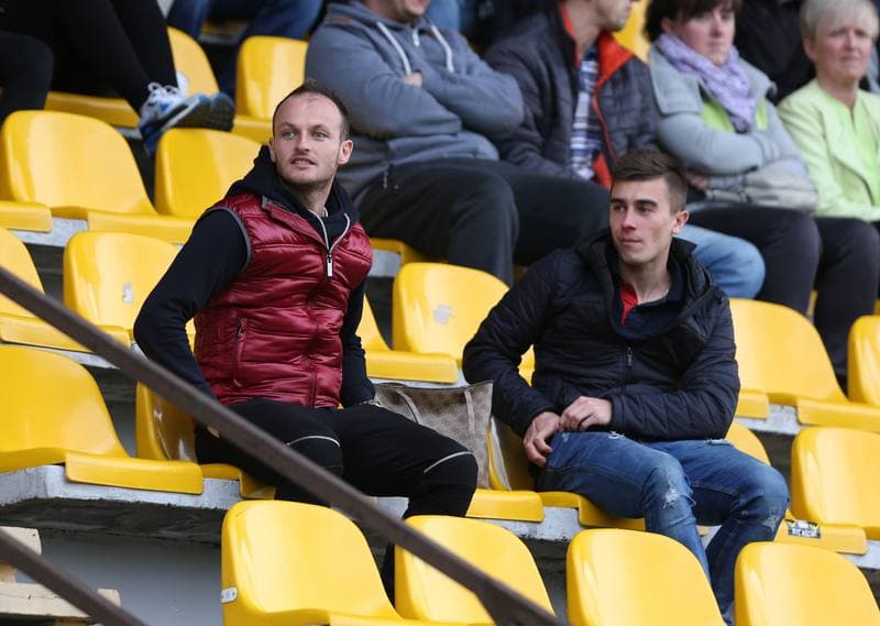Football. I Liga. GKS Katowice - Olimpia Grudziadz. 16.04.2016