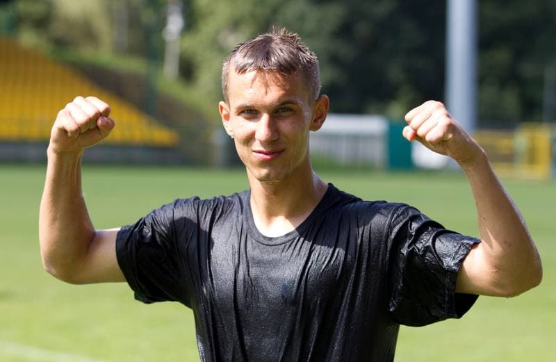 Football. GKS Katowice. Ice Bucket Challenge. 29.08.2014