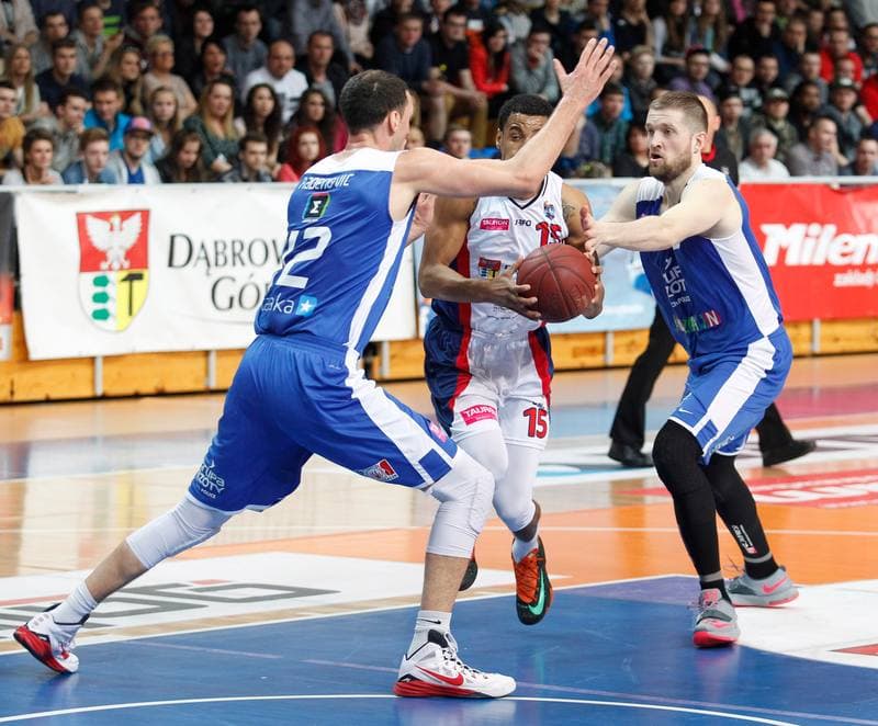 Basketball. Tauron Basket Liga. MKS Dabrowa Gornicza - AZS Koszalin. 15.04.2025