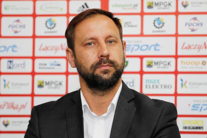 Football. GKS Katowice. Press Conference. 20.07.2016