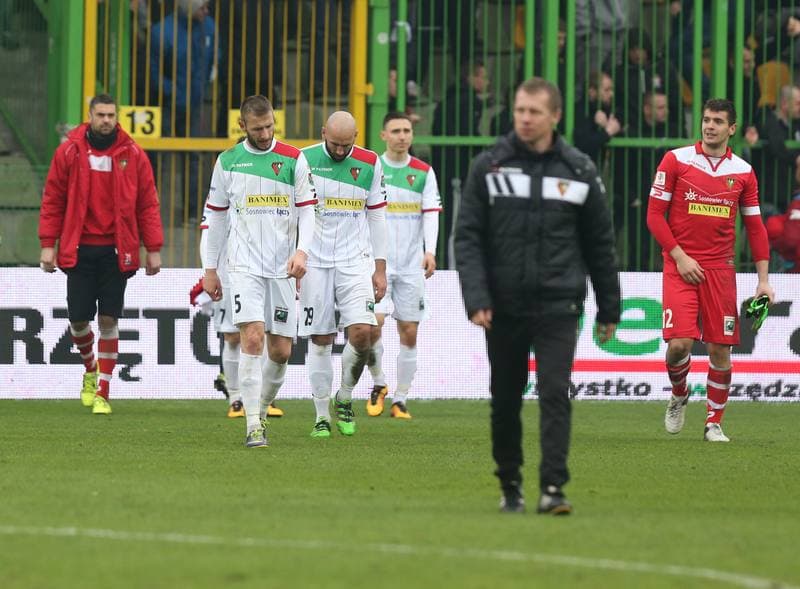 Football. I Liga. GKS Belchatow - Zaglebie Sosnowiec. 10.04.2016