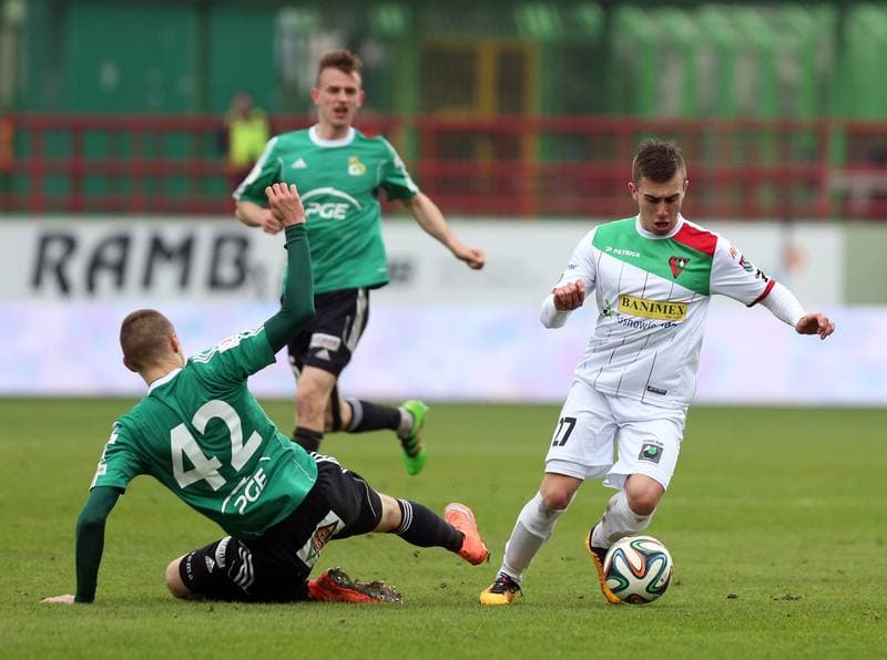 Football. I Liga. GKS Belchatow - Zaglebie Sosnowiec. 10.04.2016