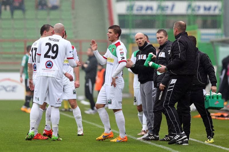 Football. I Liga. GKS Belchatow - Zaglebie Sosnowiec. 10.04.2016
