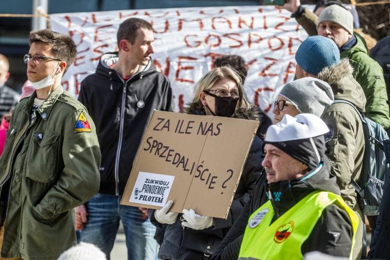 Events. March of Free People. Katowice. 06.03.2021