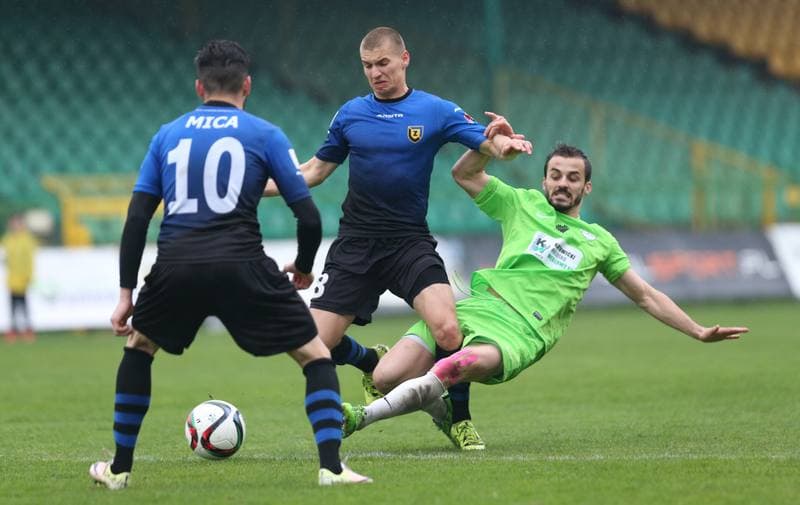 Football. I Liga. Rozwoj Katowice - Zawisza Bydgoszcz. 09.04.2016