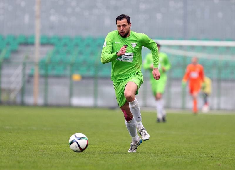 Football. I Liga. Rozwoj Katowice - Zawisza Bydgoszcz. 09.04.2016